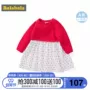 Balla Balla Baby Dress Áo dài tay bé gái Công chúa Váy xuân hè 2019 Váy cho bé mới - Váy váy len bé gái