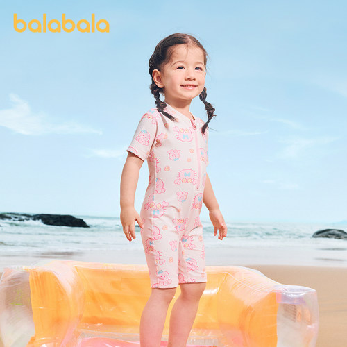 巴拉巴拉balaOne连体泳装防晒