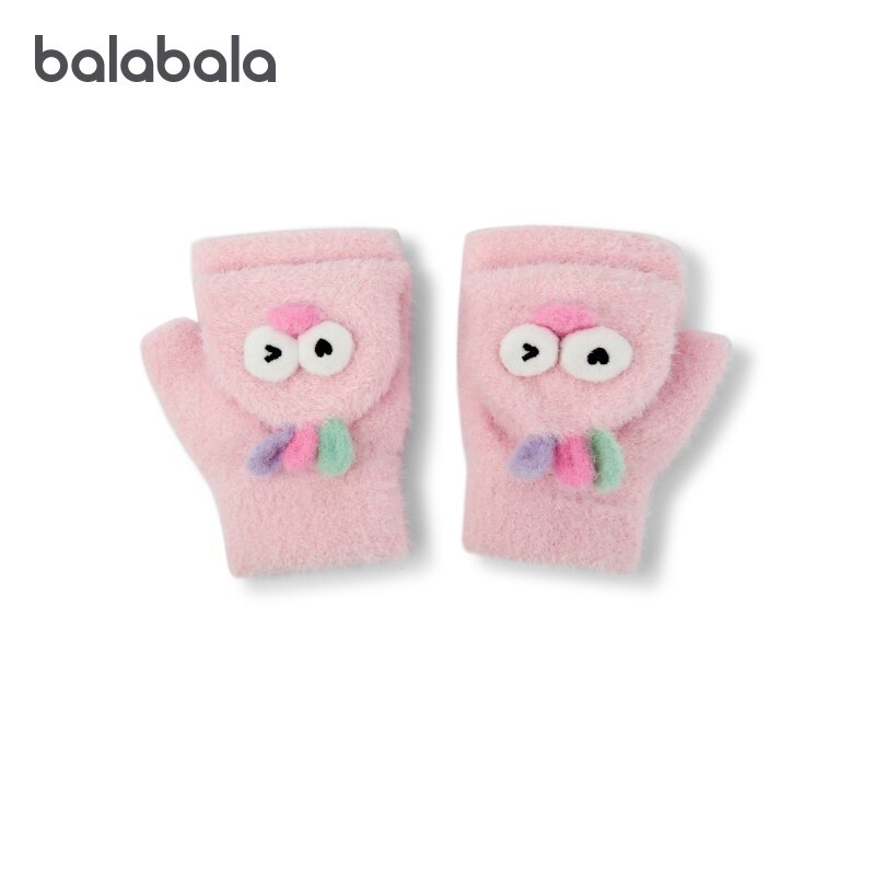 三丽鸥IP巴拉巴拉女童手套小童翻盖针织保暖冬季新款儿童卡通露指,童装/婴儿装/亲子装,手套,淘宝优惠券,粉丝福利购,淘宝优惠卷