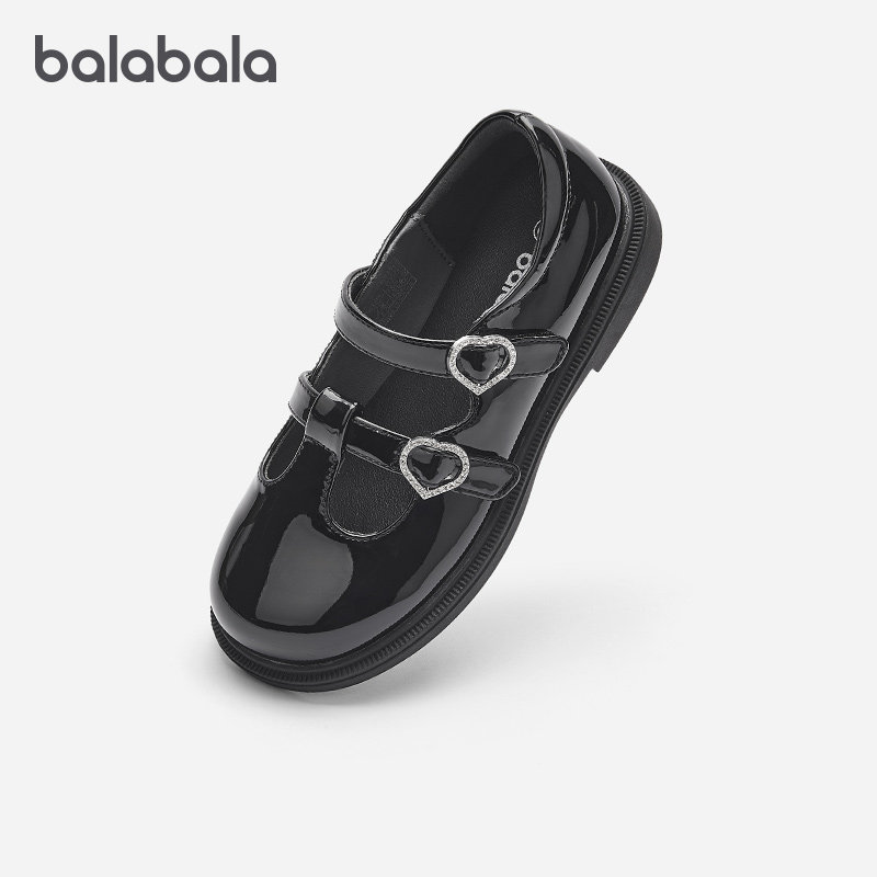 巴拉巴拉童鞋女童公主鞋2025新款春秋软底表演鞋亮面小皮鞋魔术贴,童鞋/婴儿鞋/亲子鞋,皮鞋,淘宝优惠券,粉丝福利购,淘宝优惠卷