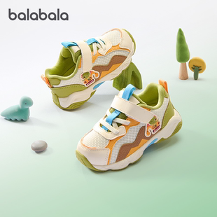 童鞋 巴拉巴拉男童学步鞋 2026春季 儿童透气跑步鞋 潮 宝宝防滑运动鞋