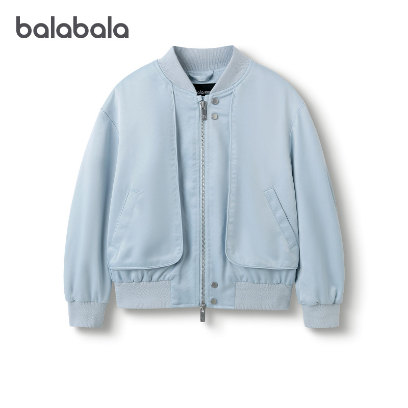 【premium】巴拉巴拉男童外套大童休闲上衣儿童夹克秋装新款童装5