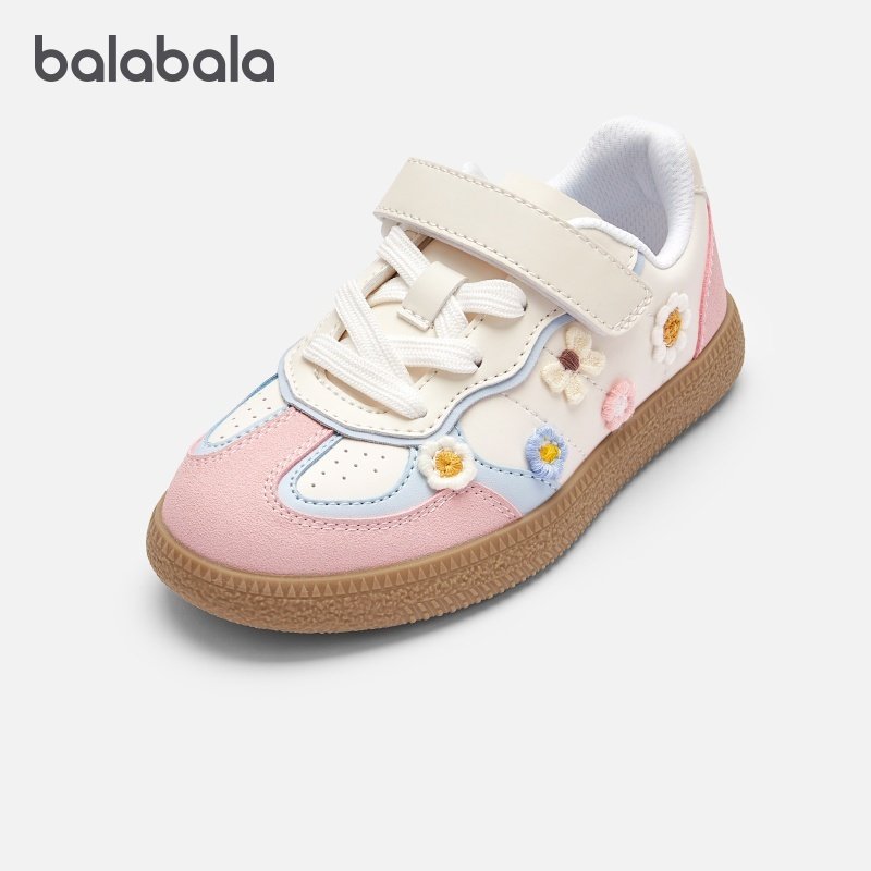 巴拉巴拉童鞋女童德训鞋低帮板鞋儿童2025秋新款防滑鞋子甜美撞色,童鞋/婴儿鞋/亲子鞋,板鞋,淘宝优惠券,粉丝福利购,淘宝优惠卷