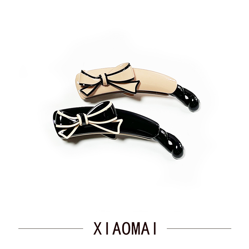 气质蝴蝶结戴安娜系列简约马尾