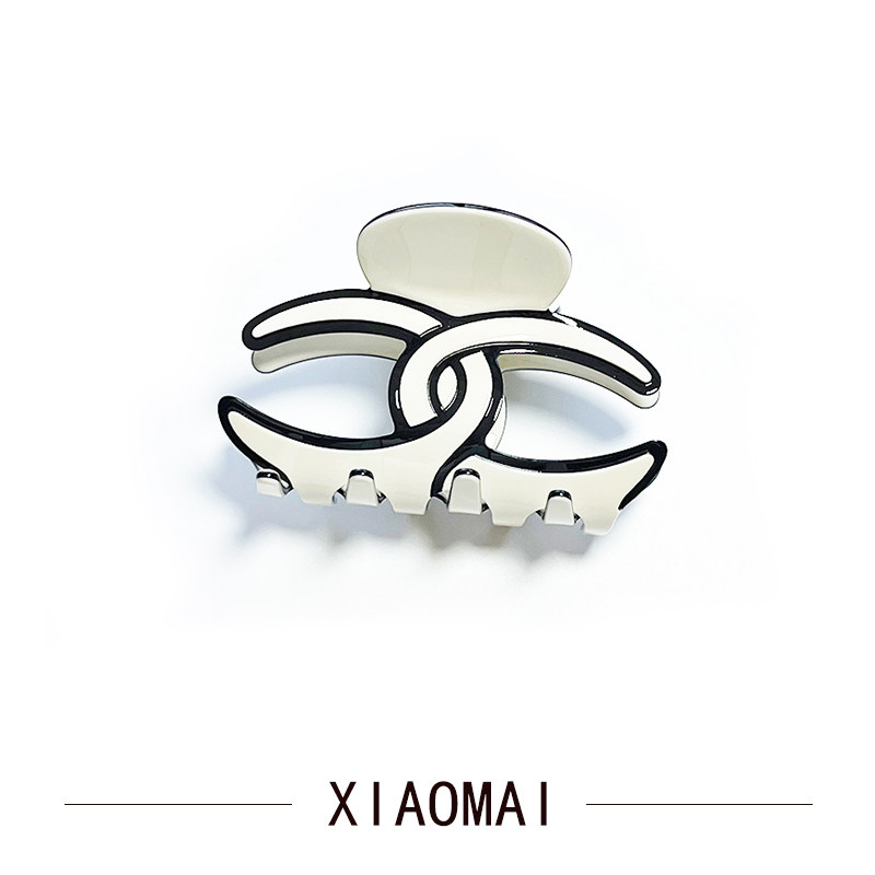 高品质法式小香风发夹气质双C同款盘发鲨鱼夹醋酸板材全抓盘发女,饰品/流行首饰/时尚饰品新,发饰,淘宝优惠券,粉丝福利购,淘宝优惠卷