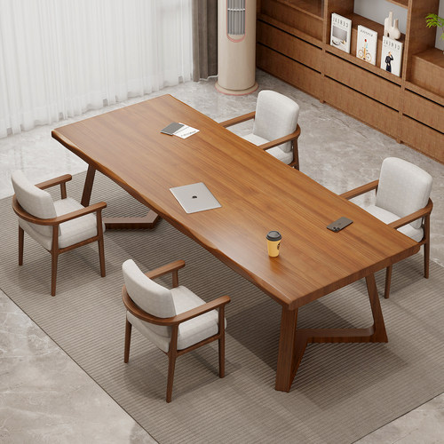 实木书桌长条桌电脑桌