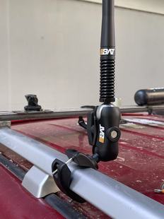 外部天线万向支架、任意角度方向放到,可装行李杆、圆管、T型槽