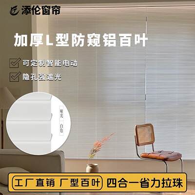 厂字型百叶窗铝合金遮光窗帘