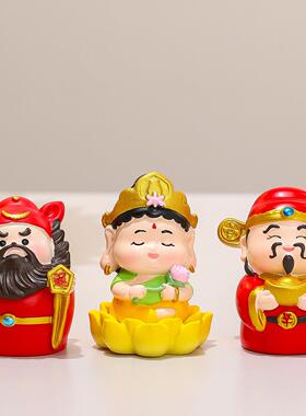 十二生肖本命八大守护神财公礼神爷桌面摆件位办室工解压小神sxsh