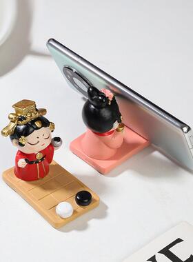 潮新中式D-DTSS-0唐创意手机大支念架摆件旅游国文创纪品桌面懒人