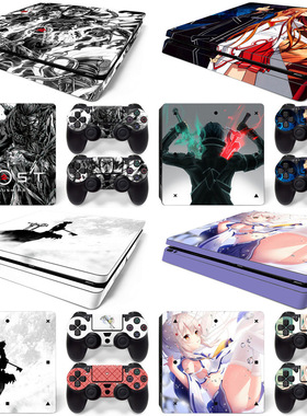PS4 Slim 游戏机贴纸 skin sticker controller the last of us