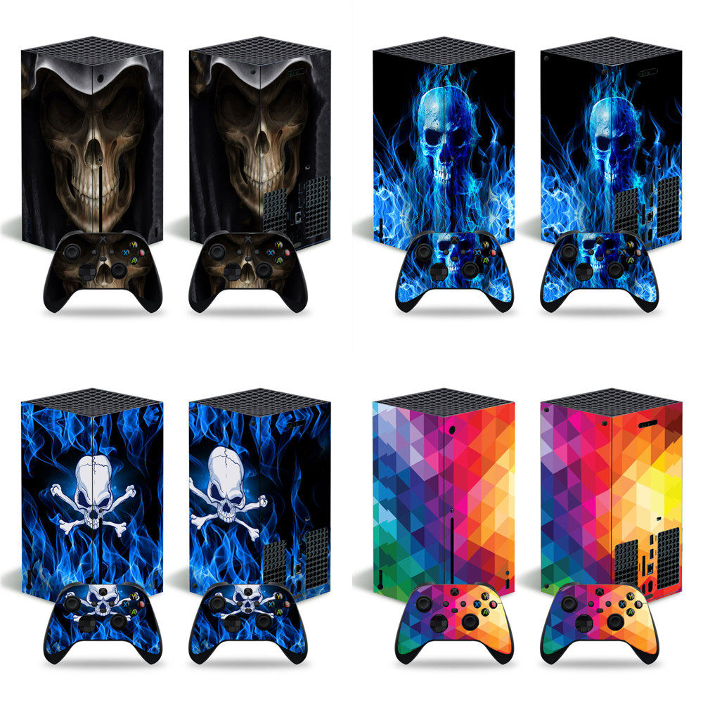 xbox series x 游戏机全身保护膜  骷髅skull 厂家直销 彩贴 痛贴
