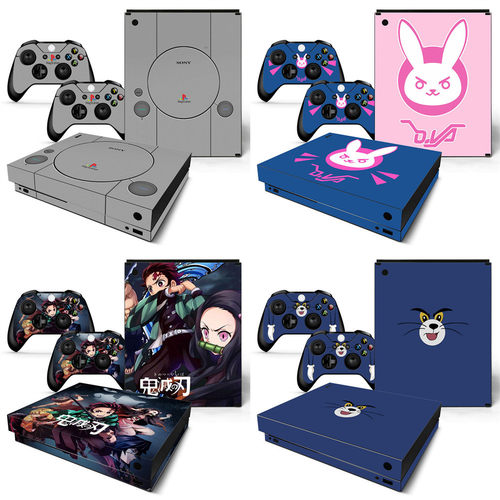 xbox one x游戏机全身贴纸 时尚个性贴膜 skin sticker
