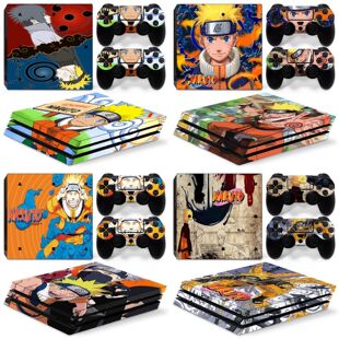 侠士 索尼PS4 pro游戏机贴纸 火影忍者 NARUTO贴膜主机贴保护彩膜