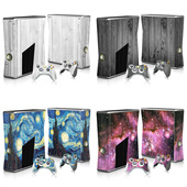 贴纸XBOX360 S版 slim薄机贴纸游戏贴膜 SLIM贴膜XBOX360 XBOX360