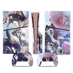 PS5 slim游戏主机贴纸 手柄贴纸 彩膜炫彩贴 痛贴Skin Sticker