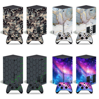 xbox series x 游戏机彩贴 星空 大理石 木纹 彩膜 贴纸