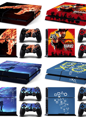 PS4 游戏机贴纸 Red dead redemption 2 创意保护膜手柄贴