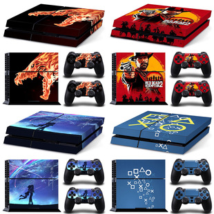 PS4 游戏机贴纸 Red dead redemption 2 创意保护膜手柄贴