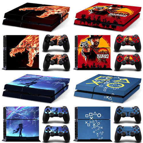 PS4 游戏机贴纸 Red dead redemption 2 创意保护膜手柄贴