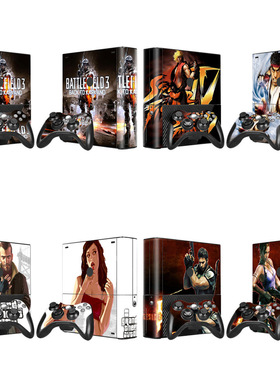 xbox360e游戏机贴纸只狼支狼 炫酷卡通创意贴膜 Skin Sticker