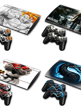 ps3 super slim 4000 skin sticker游戏机贴纸