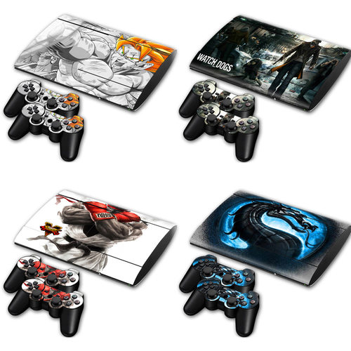 ps3 super slim 4000 skin sticker游戏机贴纸