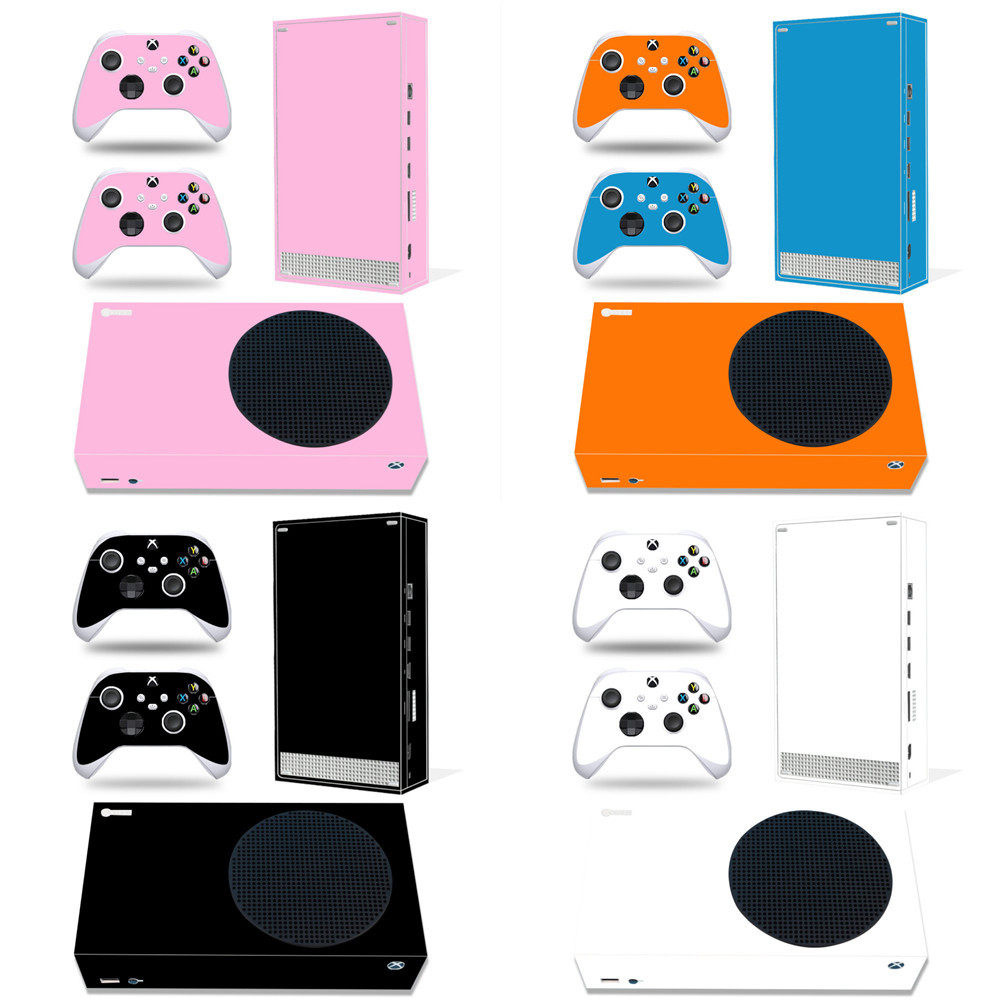 XBOX SERIES S游戏机全身贴纸  彩贴 彩膜  纯色糖果色彩贴 拼色