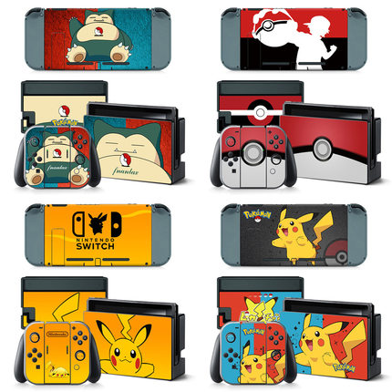 任天堂NS Switch游戏机全身贴 精灵宝可梦Pokemon 神奇宝贝 贴膜