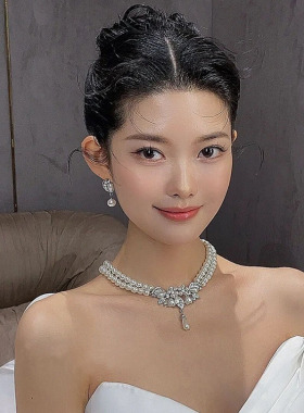 新款珍珠水钻唯美气质结婚配饰