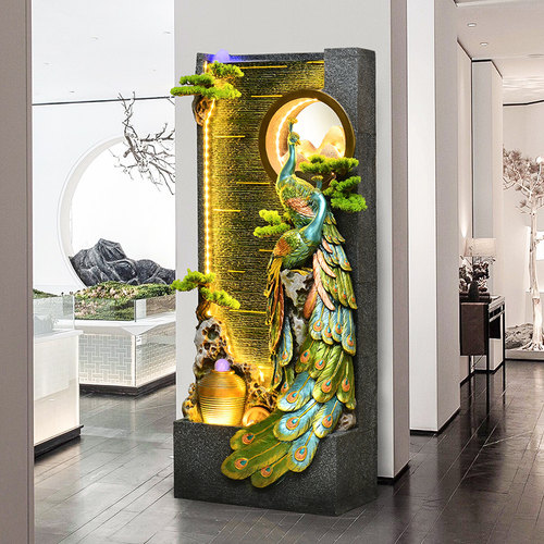 客厅水幕墙流水墙落地