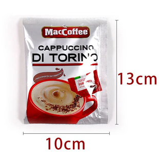 俄罗斯风味咖啡美卡意式卡布奇诺三合一速溶咖啡提神袋装20包510g