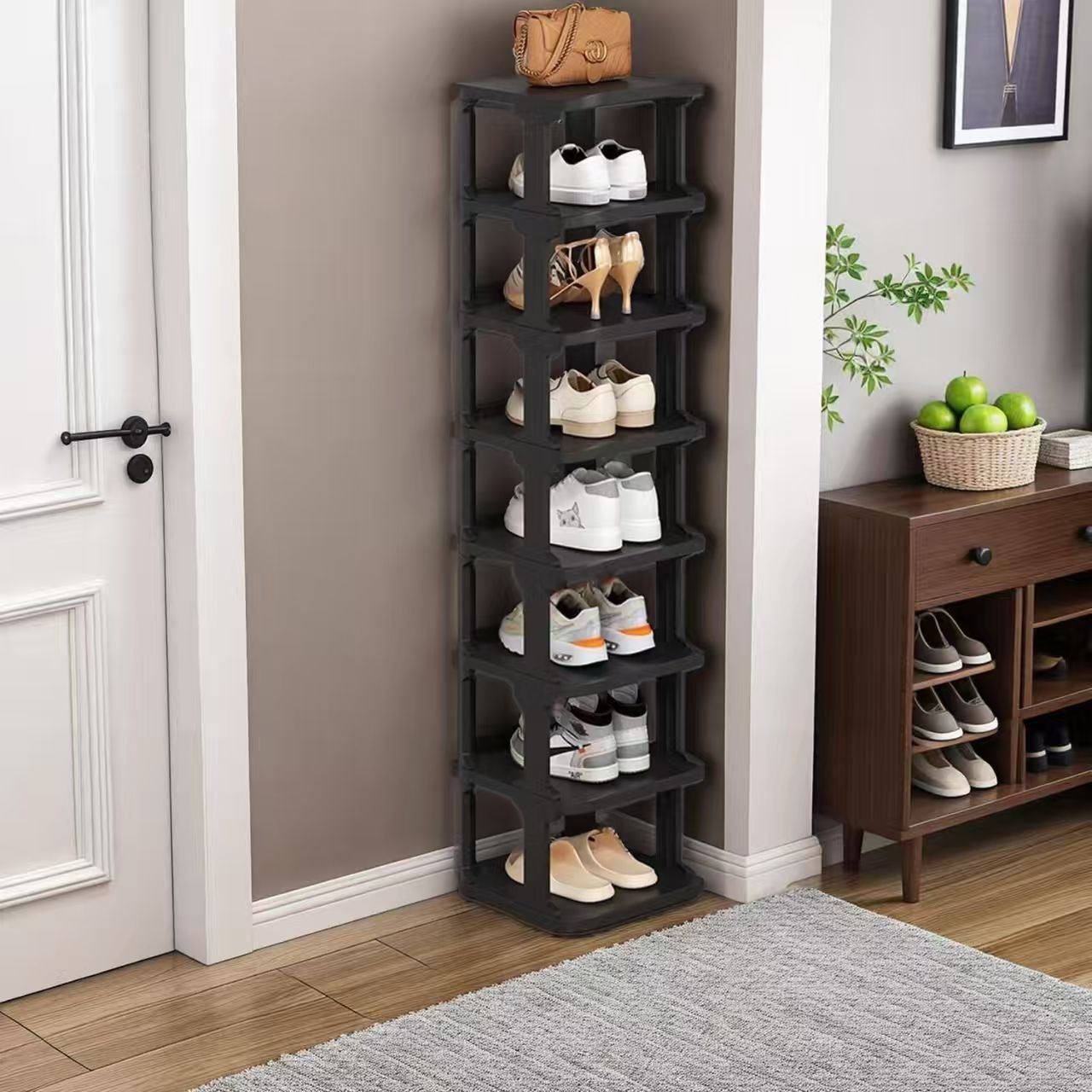 【入户门首选！】小窄鞋架