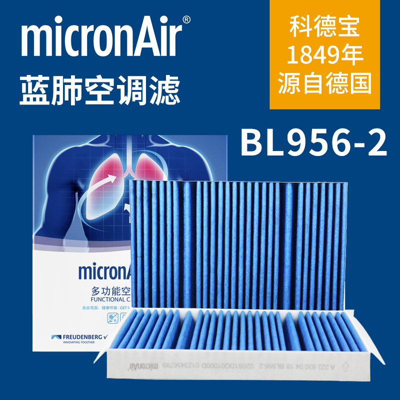 科德宝BL956-2适用W222奔驰S级S320L S350 S500 S560 S400空调滤
