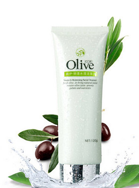 正品橄榄olive洁面乳补水洗面奶