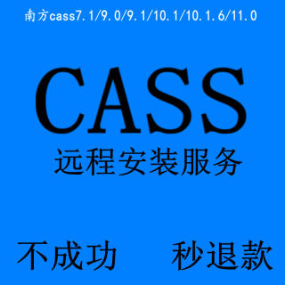 南方cass7.1/9.0/9.1/10.1/11.0远程安装 CAD安装/卸载 2006-2024