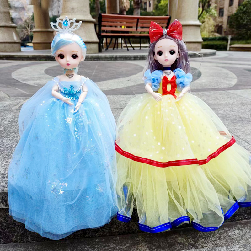 音乐白雪公主儿童玩具婚纱娃娃