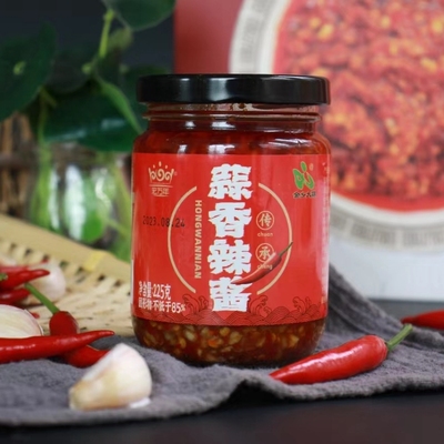 宏万年蒜香辣椒酱蒜蓉济宁金乡