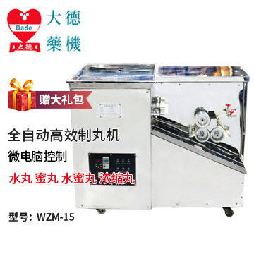 大德中药制丸机WZM-15全自动药丸机商用做蜜丸水丸机器高效丸药机