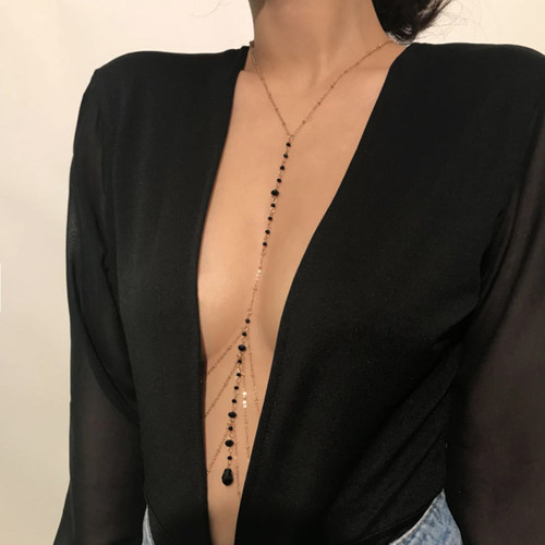 水晶流苏性感度假CHBODY身体链