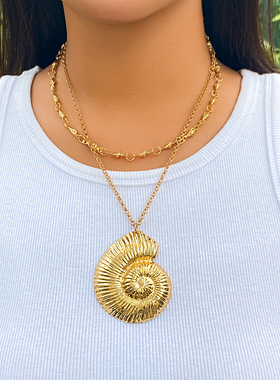 2件套海螺BL链项链套装