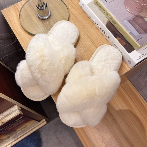 亚马逊外贸拖鞋秋冬季新款交叉