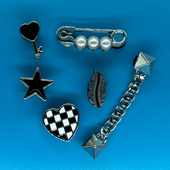 饰品 新款 卡骆驰智必星 花金属胸针鞋 扣配件装 Crocs鞋 花配饰洞洞鞋