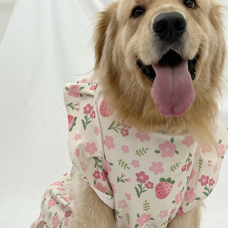 宠物狗狗衣服拉布拉多萨摩耶裙子金毛边牧背心中大型犬大狗背心潮