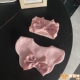 婴儿口水巾头带套装 初生夏天宝宝纯棉纱布蝴蝶结围嘴囟门发带薄款