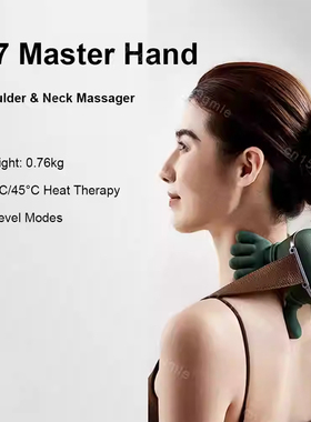 Neck massager cervical pillow Hot Compress Trapezius Shiatsu