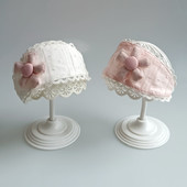 6个月新生公主可爱 女宝宝夏季 护囟气门宽弹力发带韩国婴儿童0