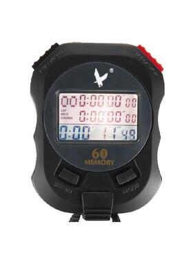 秒表PC960三排60道电子秒表计时器多功能田径跑步比赛