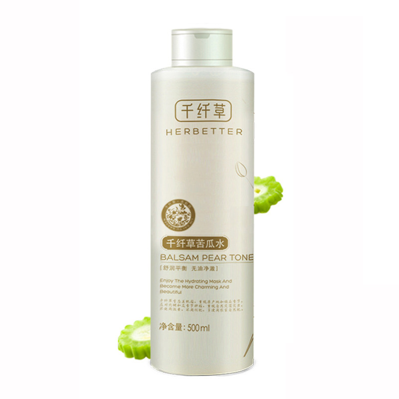 千纤草苦瓜水500ml 补水爽肤水保湿滋润补水护肤柔肤水