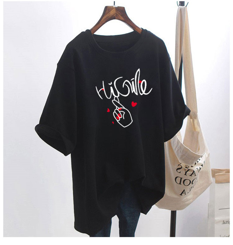 5 colors summer fat mm200kg plus size medium length 26pcs cotton Korean Short Sleeve T-Shirt